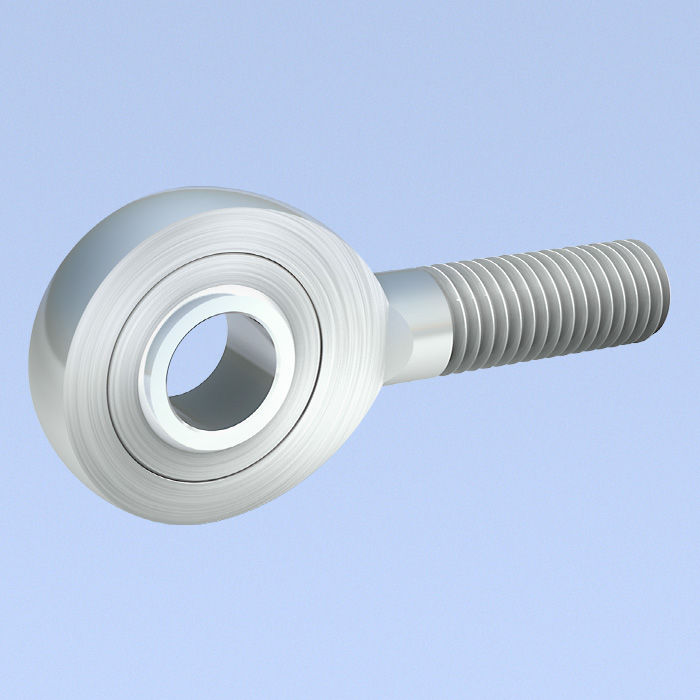 Estremit&agrave; A Snodo M12 - 2 Pezzi In Acciaio Zincato Per Giunti Meccanici