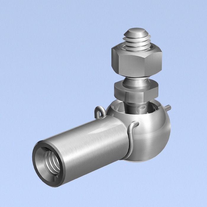 MSystem Giunto Sferico Angolare In Acciaio Inox V2A - Norma DIN 71802 CS, Filettature M6 M8 M10 M12 Giunto Meccanico KINETIK - Foto 2