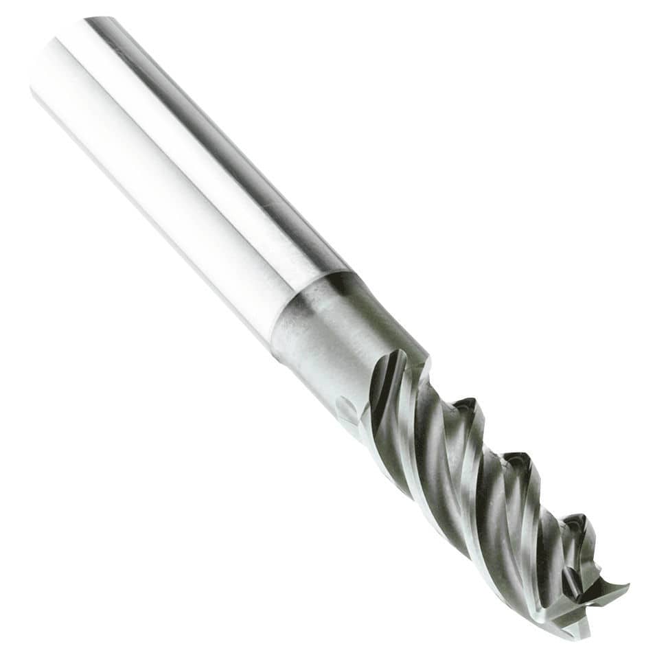 Fresa CNC D12mm TiSiN - Grana Ultra Fine HRC 55-58 - 4 Lame Taglio Centro - 30mm Lunghezza - Foto 9