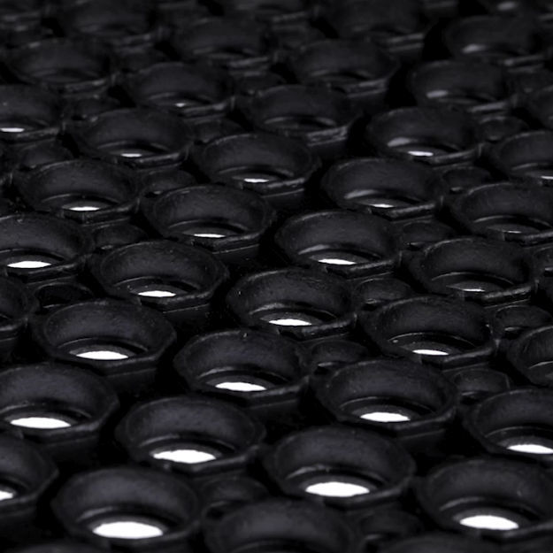 Pavimento Tappeto In Gomma Antiscivolo A Bolli Per Interni Grigio A 100 Cm Spessore 12 Mm Rotolo Da 20 Mq - Foto 11