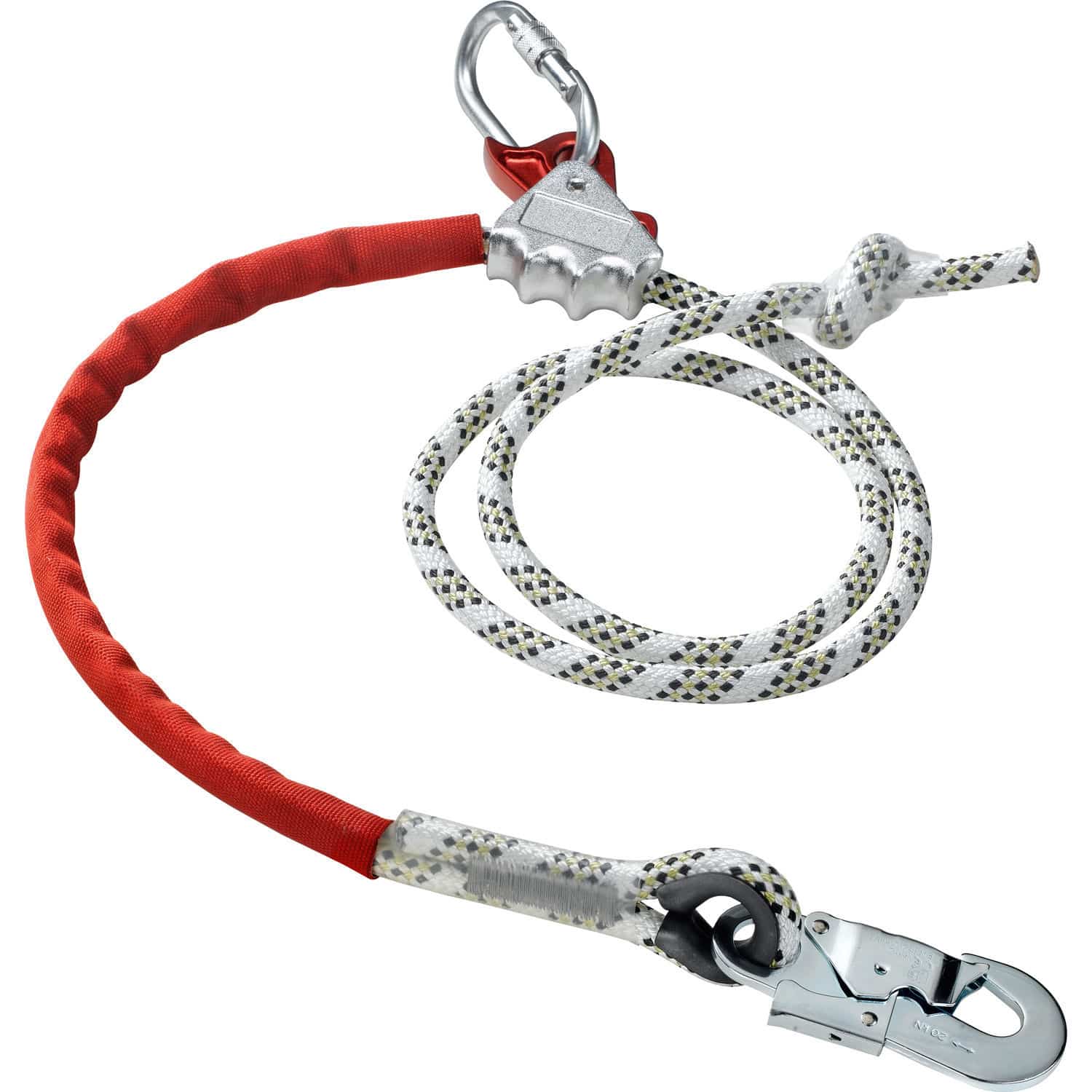 Portwest FP23WHR Corda Con Assorbitore Di Energia - Bianco, Certificato CE, Anticaduta - Foto 11