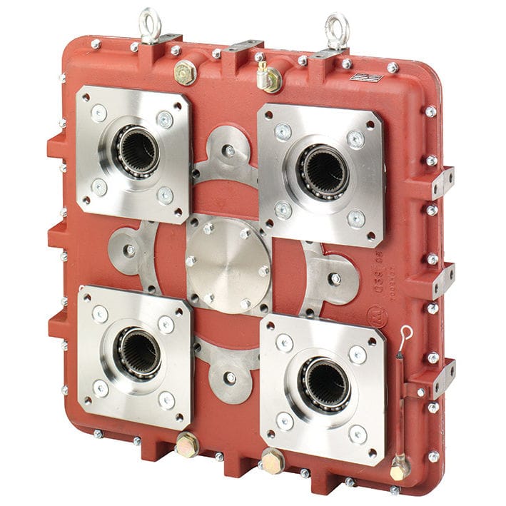 Sistema di trasmissione per pompa idraulica AM 480 Twin Disc modulare