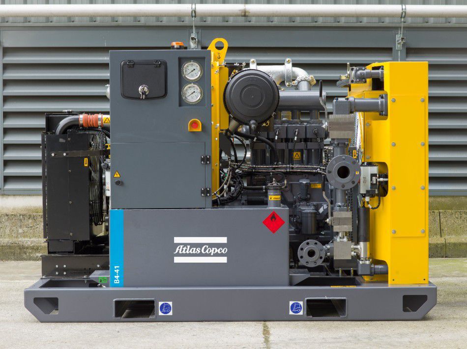 Compressore D'Aria Benzina 13HP 30Gal 180PSI &ndash; Motore 420CC Con Avviamento Elettrico &ndash; HPDMC