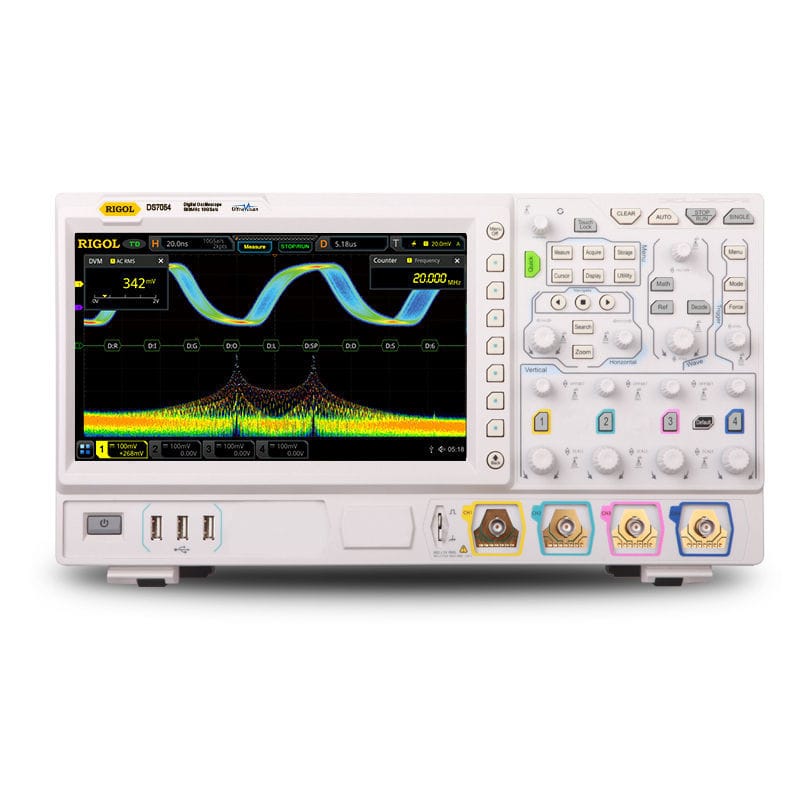 Oscilloscopio Digitale 10 MHz Doppio Canale Con Generatore Di Segnale E LCD 3.2"