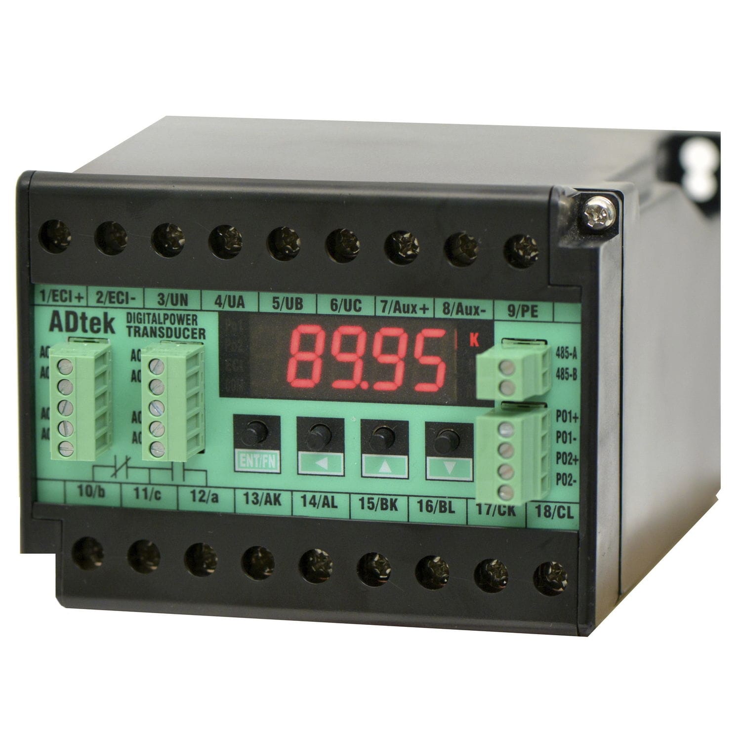 Misuratore Su Guida DIN Trifase, 63a AC390‑500V Voltmetro