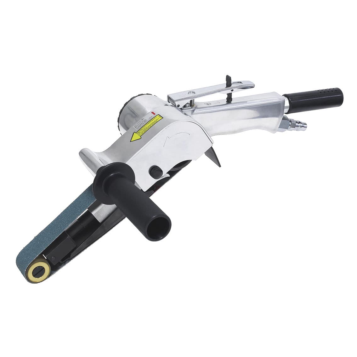 Levigatrice A Nastro Pneumatica 20 Mm - Per Lavori Di Finitura Su Metallo, Legno, Plastica, 15000 Giri/min, Compatta Per Spazi Stretti