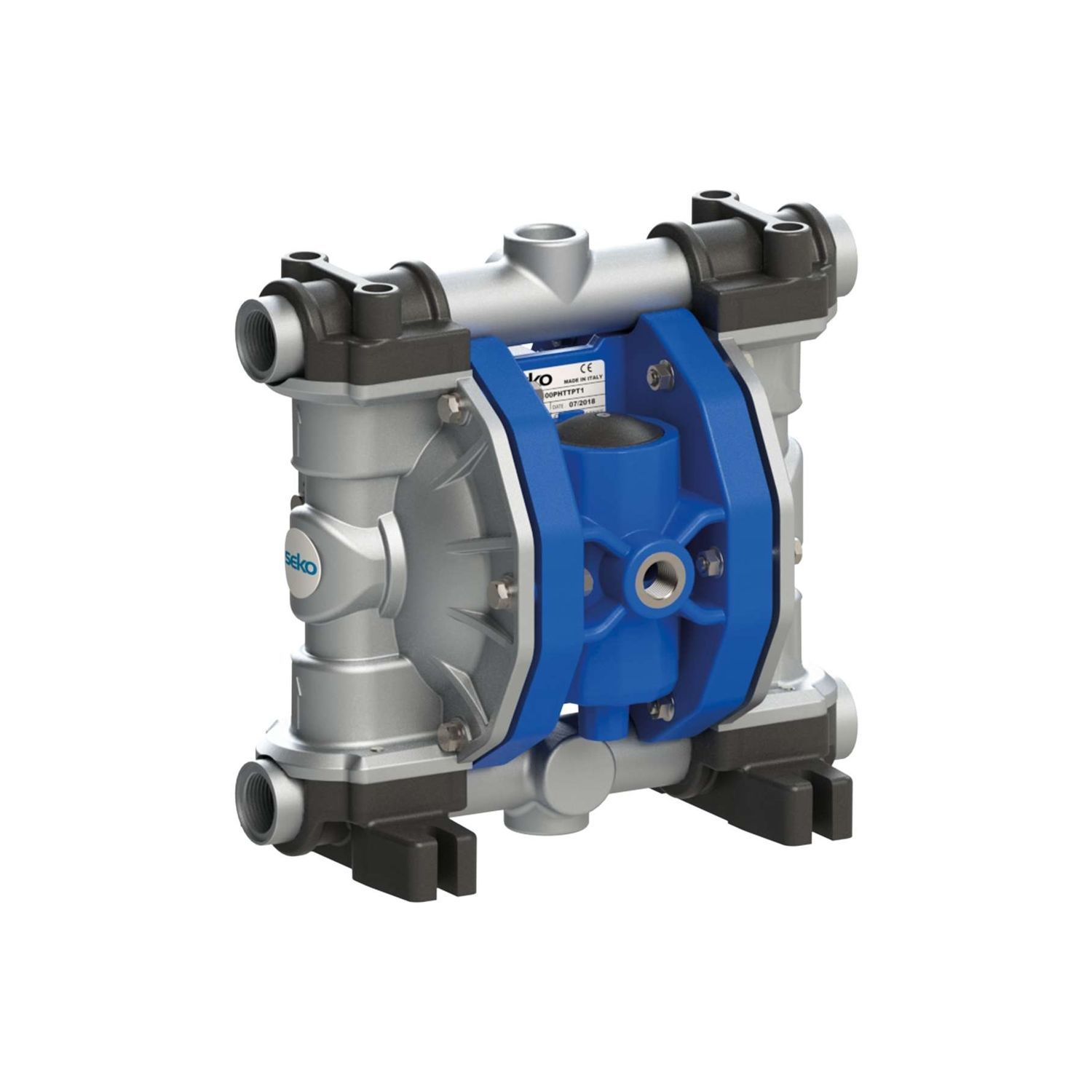 Pompa A Membrana Doppia Aria QBY4-25L – 1 Ingresso Fluidi – 35GPM 120PSI – Alluminio