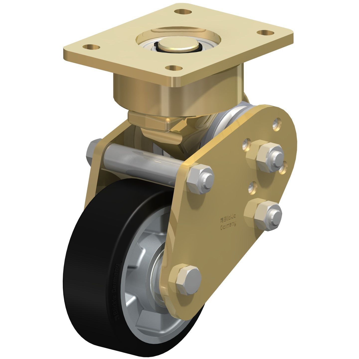 Piastra girevole con cuscinetti a sfera - tipi 197, 198 o 199 - altezza totale da 11 a 43 mm - capacità di carico da 50 a 1500 kg