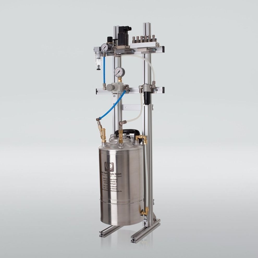 Distributore Olio Pneumatico Con Serbatoio Da 70 Lt Con Pistola Contalitri Digitale - Foto 3