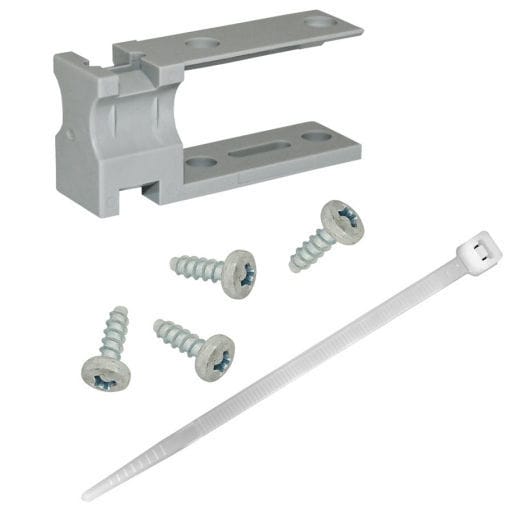 Clips ferma cavo elettrico per manubrio - nere