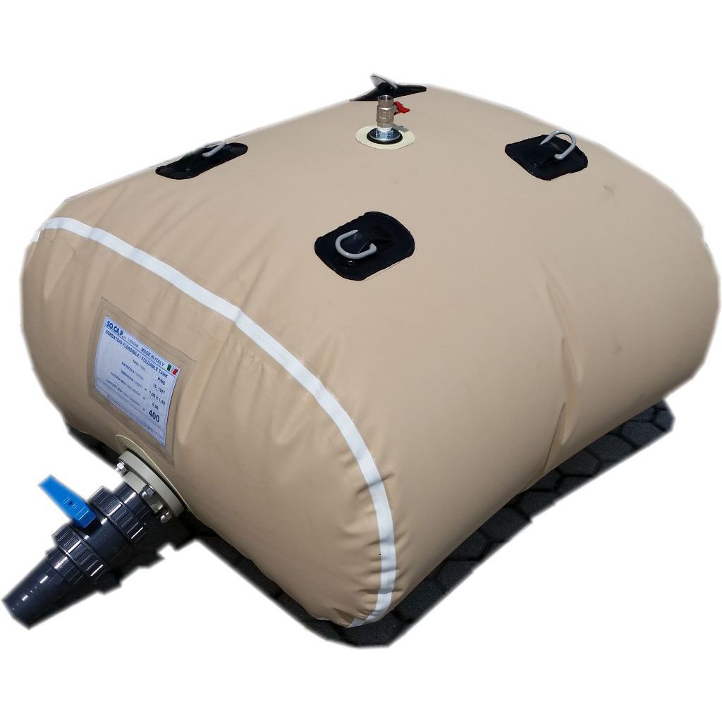 Serbatoio Acqua Camper 5 Galloni (20L) - LLDPE Alimentare, Senza Giunzioni 52x34x14 Cm Per RV E Barca
