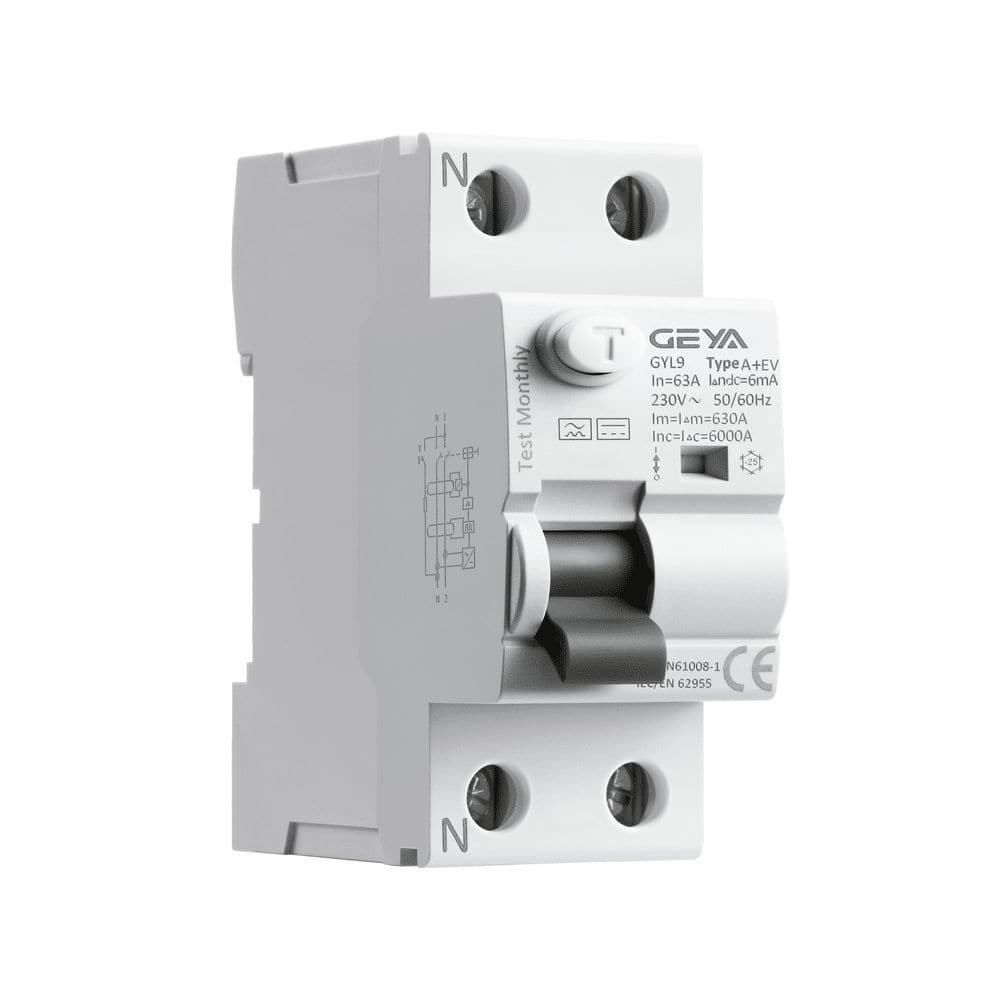 Interruttore Isolatore GEYA 2 Poli 63A-125A 230V &ndash; Magnetotermico Modulare Guida DIN, Nuovo