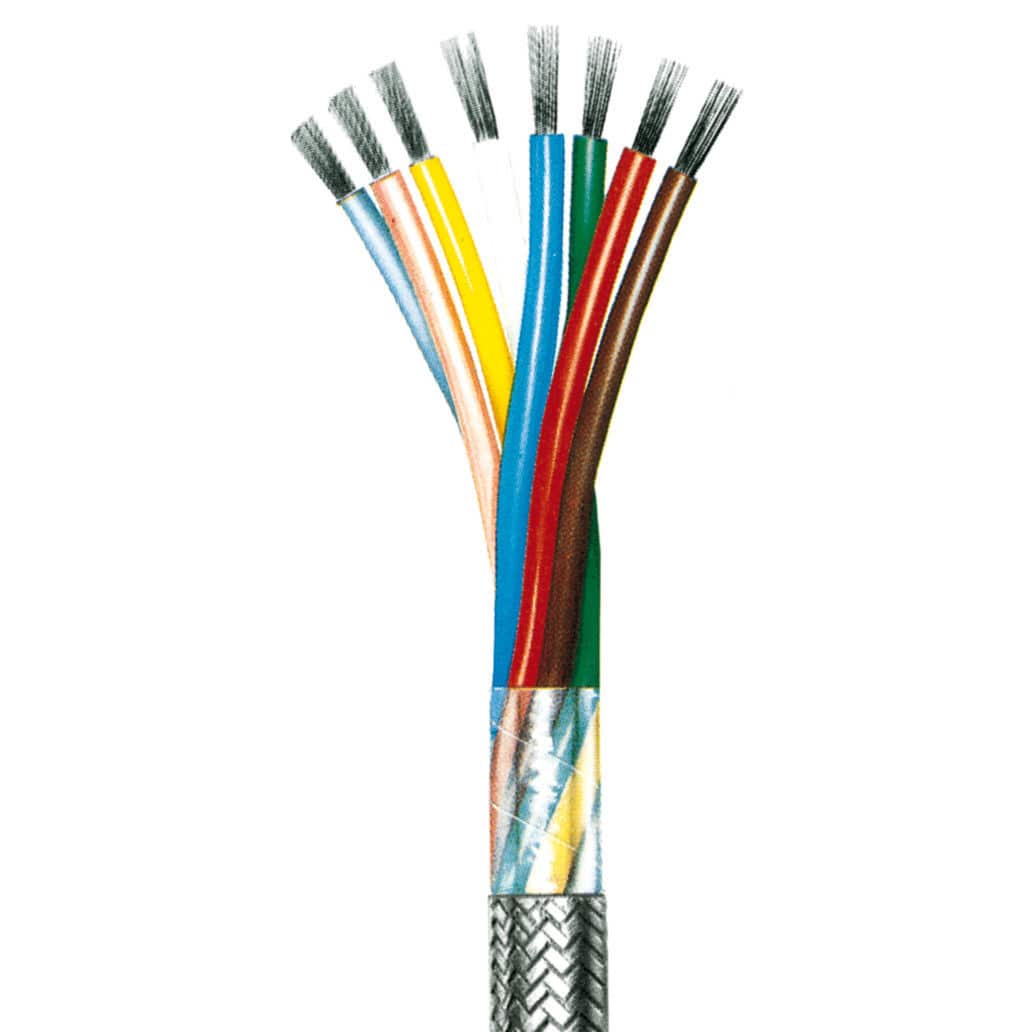 Cavo Elettrico 25m Trefoli Gemelli LiYz 2x0,14 Mm2 – Trasparente Con Striscia, Sabenne-Modellbau
