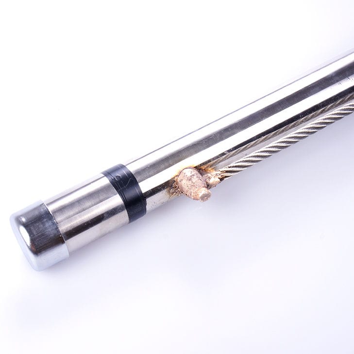 Guinzaglio Per Cani 10m Con Picchetto - Cavo Acciaio Inossidabile, Gancio 360°, Per Giardino E Campeggio