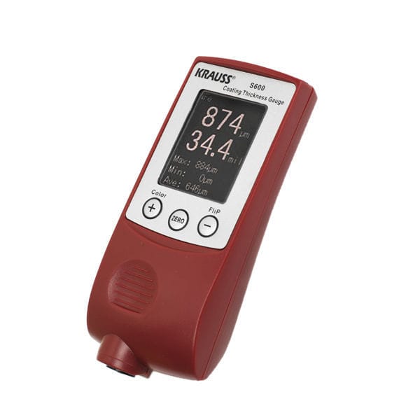 Misuratore Spessore Vernice Digitale - Precisione ±3%, Campo 0-2000 µm, Riconoscimento Automatico Ferro/non Ferro