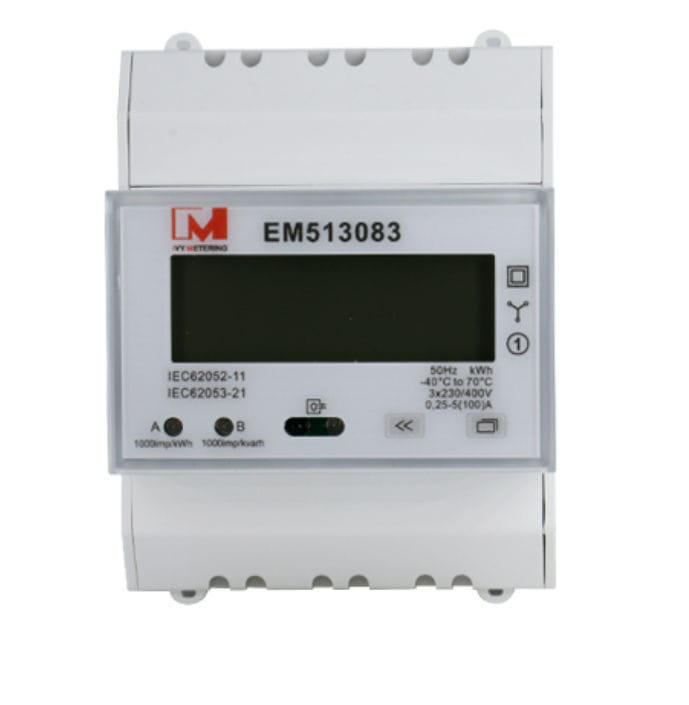 Contatore Di Energia Elettrica Trifase - EM524012 - IVY METERING - Su Guida DIN / RS-485 - Foto 9