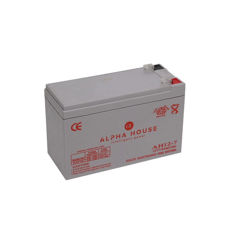 Batteria rettangolare AH127T2 Alpha House Ltd 12 V / UL / CE