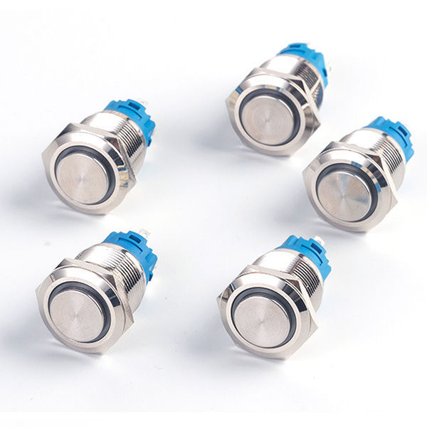 2017 Nuovo Design Mini 8mm Impermeabile Momentaneo Metallo Interruttore A Pulsante Fornori E - Foto 9