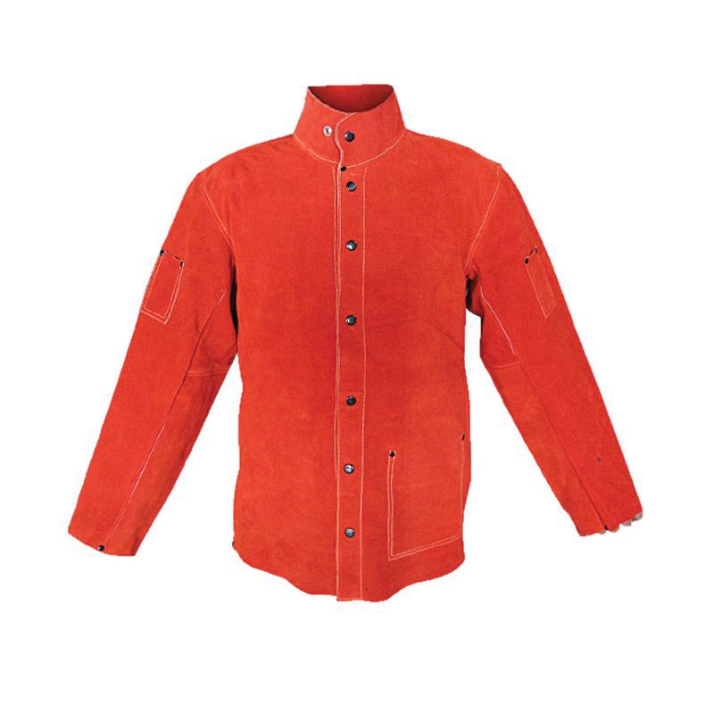 Giacca Per Saldatura In Pelle - Resistente Al Calore E Fiamma, Con Cuciture Kevlar - Foto 13