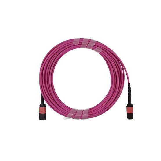 Cavo bagagliaio OM4 multimodale 2m MTP da donna a femmina 12 fibre 50 Cavo bagagliaio OM4 multimodale 2m MTP da donna a femmina 12 fibre 50