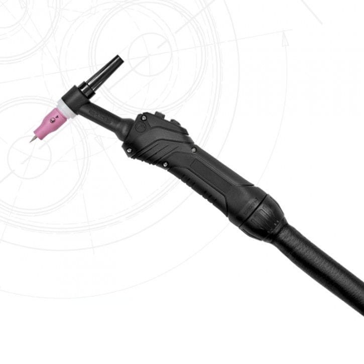 Wp-9f Flessibile WP-9F / SR-9F Raffreddata Ad Aria Per Saldatura, Fino A 125 Amp - Corpo Compatto Torcia TIG - Foto 5