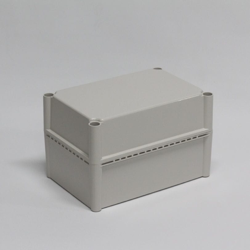 4box Wide Scatola Di Giunzione Rotonda Esterna - Resistente Alle Intemperie, 5 Fori Da 1/2, Grigia Scatola Elettrica Per Esterno - Foto 2