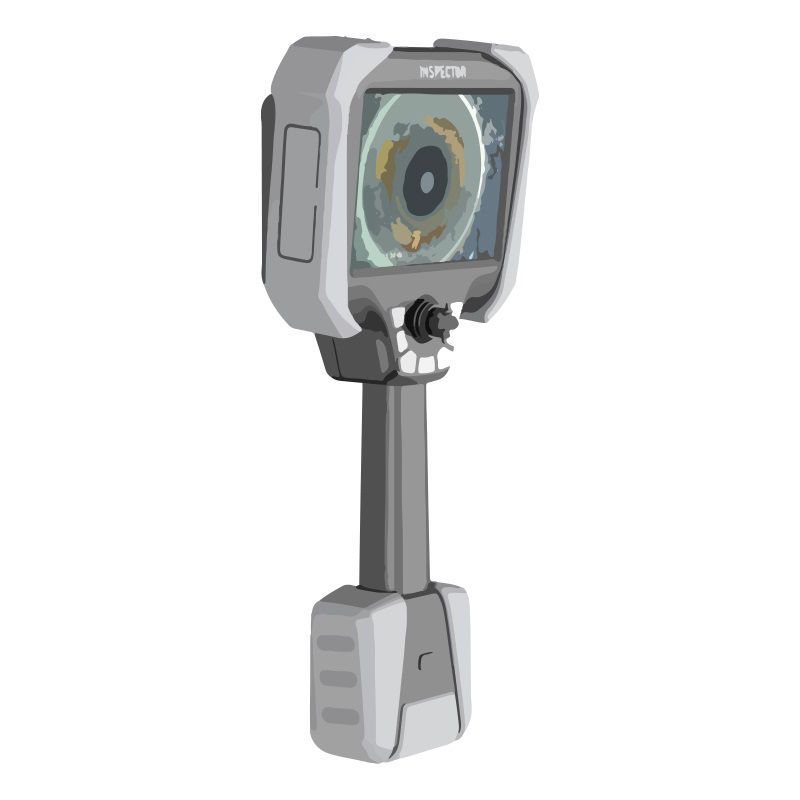 Specchietto Flessibile Per Ispezione Laser 5827A, Con Manico, Diametro 60mm - 4