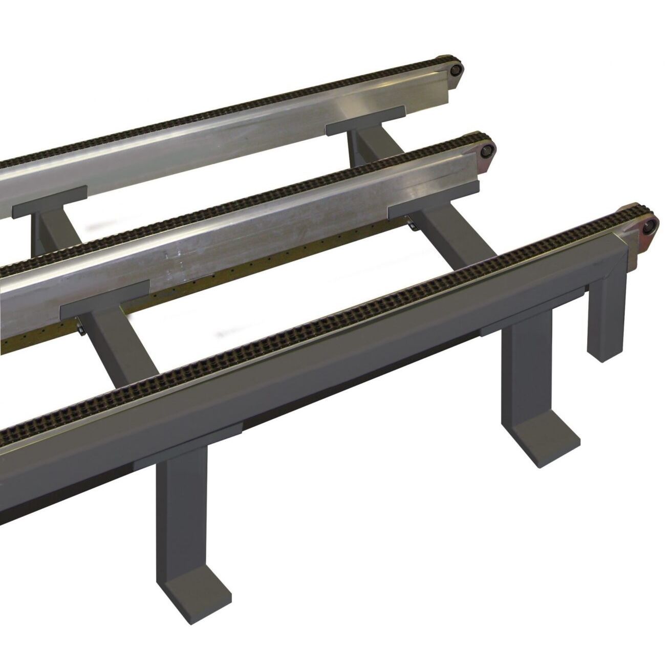 Catena A Rulli DOLUNTO - 1,5 Metri Con Attacco A Doppio Foro Per Trasportatori - Foto 3