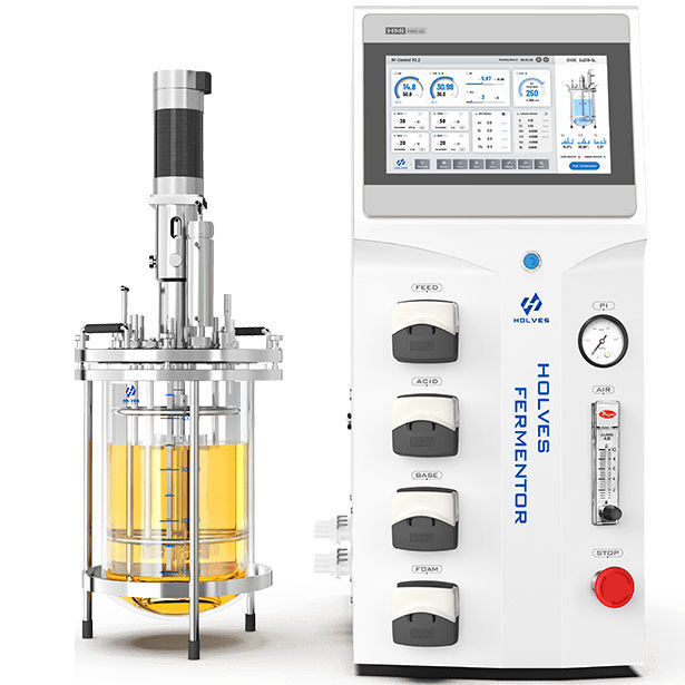 Réservoir Verre Bioréacteur Applikon Biotechnology 7L Réservoir En