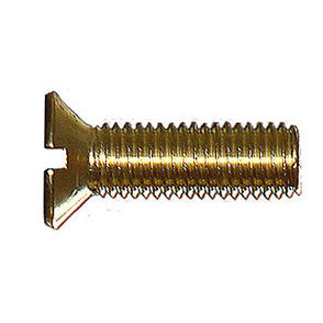 Vite Per Legno, Testa Svasata Taglio A Lama DIN 97, Ottone Grezzo - In - Foto 2