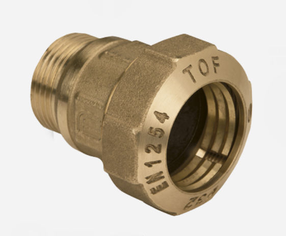 Raccordo Dritto Con Anello Tagliente R 1"-25 S M36x2 Acciaio Zincato - Foto 7