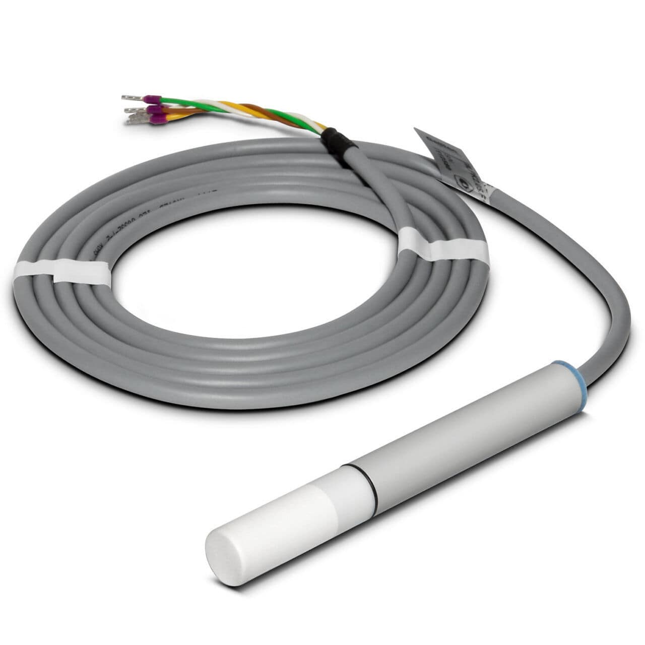 RTD PT100 - Sensore Di Temperatura Con Attacco Filettato NPT 1/2", Con 3 Cavi Da 2 M, Da -50 A - 4
