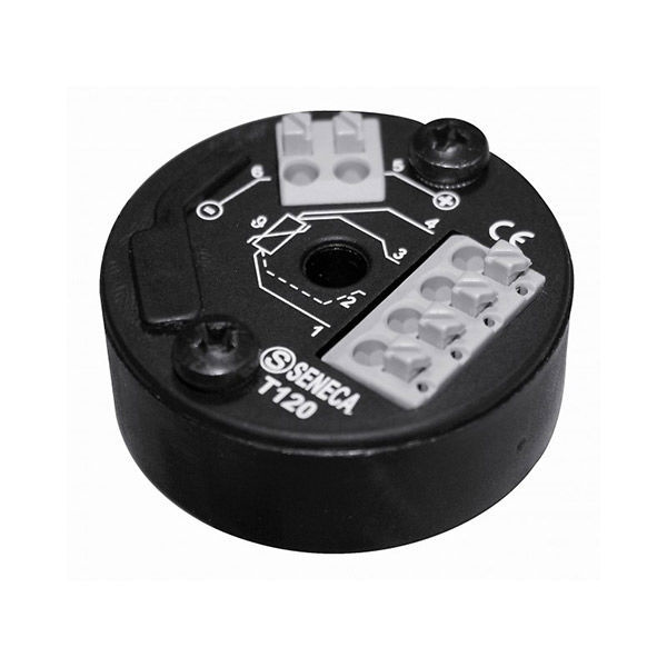 Trasmettitore Temperatura Seneca T120 Loop-powered Per RTD Pt100/Ni100 - Precisione 0,1%, Alimentazione 5-30Vdc