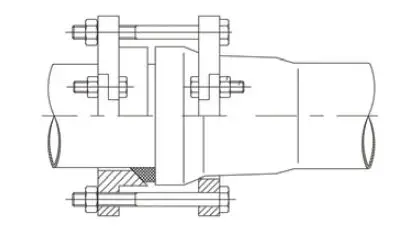 Piastra di Ancoraggio Laterale per Tubo Satinata IN107-094