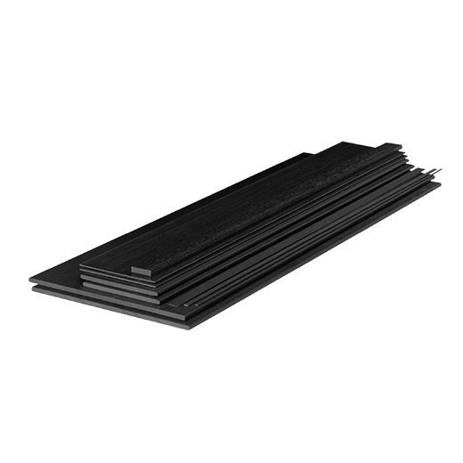 2 Fogli In Fibra Di Carbonio 4x6mmx500mm - Pannelli Piatti Anti-UV Per Hobby E Modellismo - Foto 5