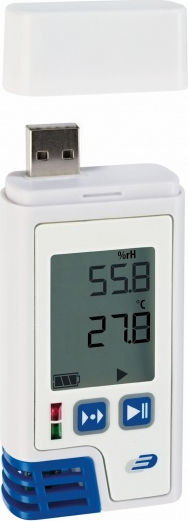 Registratore Temperatura E Umidità Oumefar - USB, Display LCD, Memoria 32000 Punti, Per Magazzini E Trasporti - Foto 2