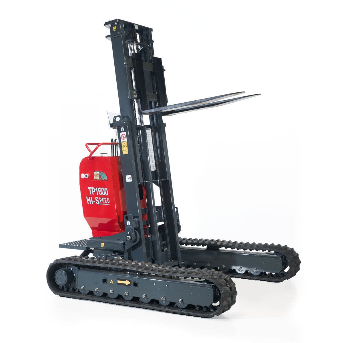 Carrello Elevatore Moderno Con Le Scatole Di Cartone Su Un Fondo Vago Del Magazzino D Image112560223 - Foto 6