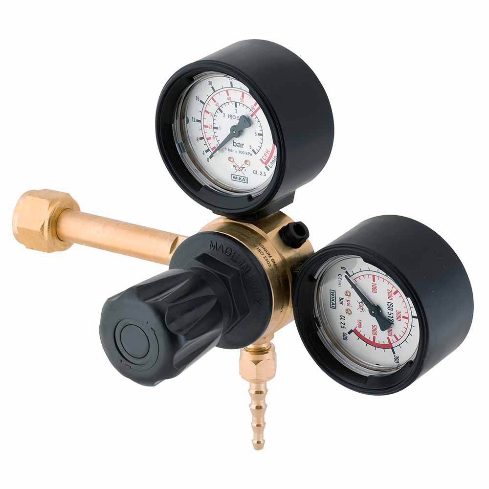 Riduttore Di Pressione Professionale OXYTURBO Per Saldatrici - CO2/Argon/Mix, Attacco M10x1RH, Made In Italy