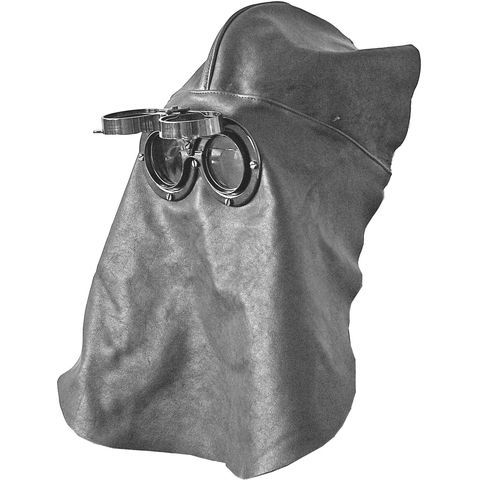 Cappuccio protettivo completo per saldatore, lavabile, per cappello da saldatore, protezione della pelle, grigio, 42 x 40 cm