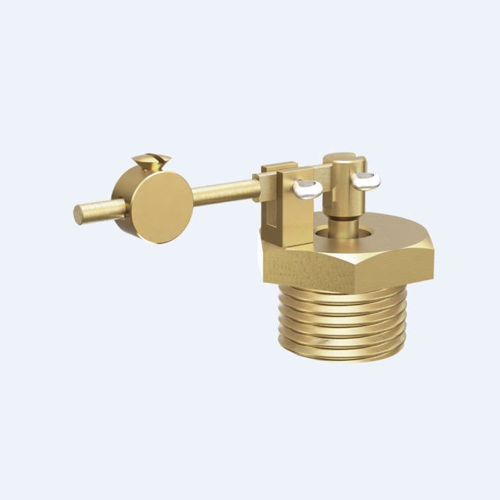 Valvola Di Arresto Angolare Ottone &ndash; G1/2 X G3/4 (DN15 X DN20) &ndash; Valvola A Sfera 1/4 Di Giro Per Acqua Bagno/Cucina