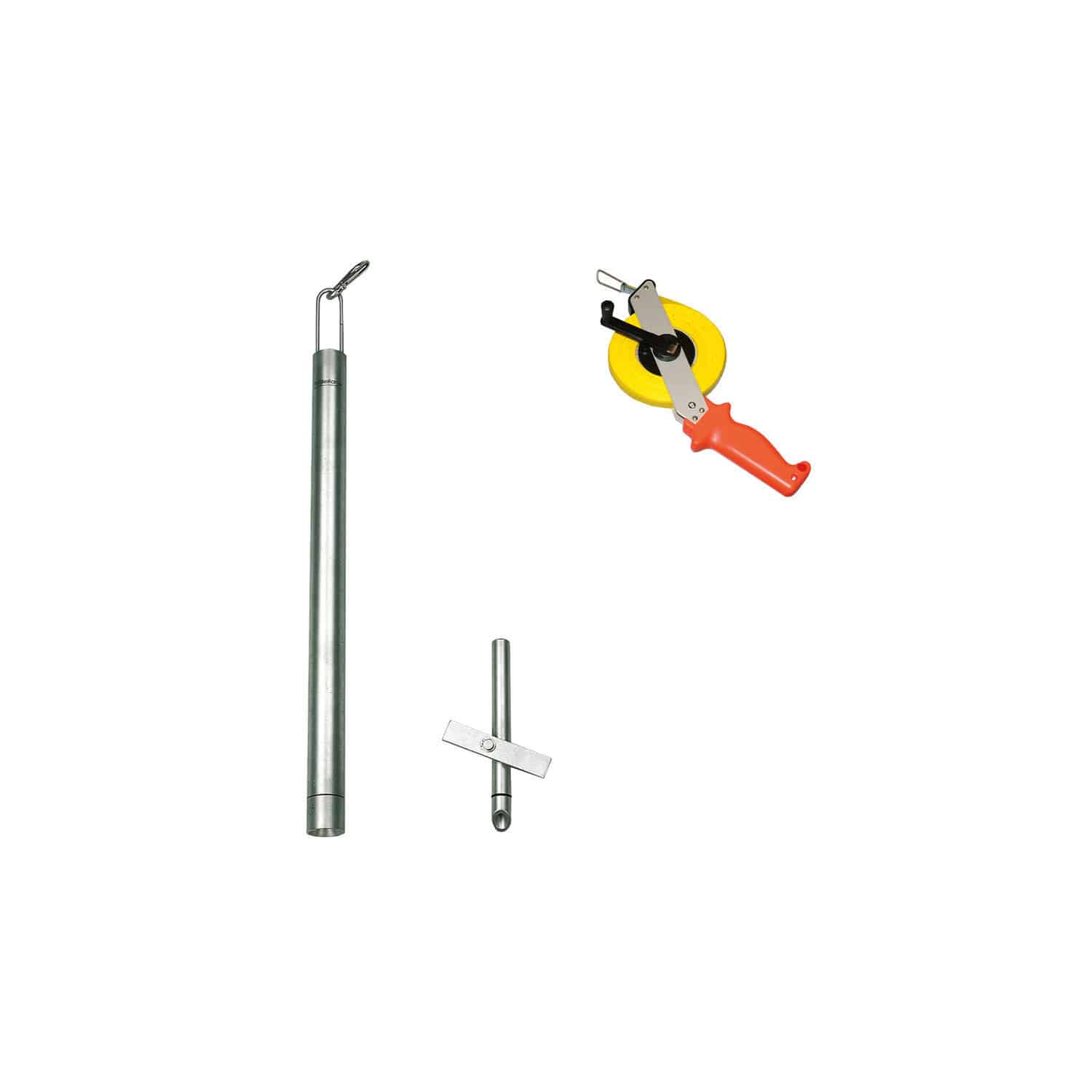 Campionatore A Sonda Per Cereali E Polveri - Acciaio Inox, Doppio Tubo, Misure 19-38 Mm