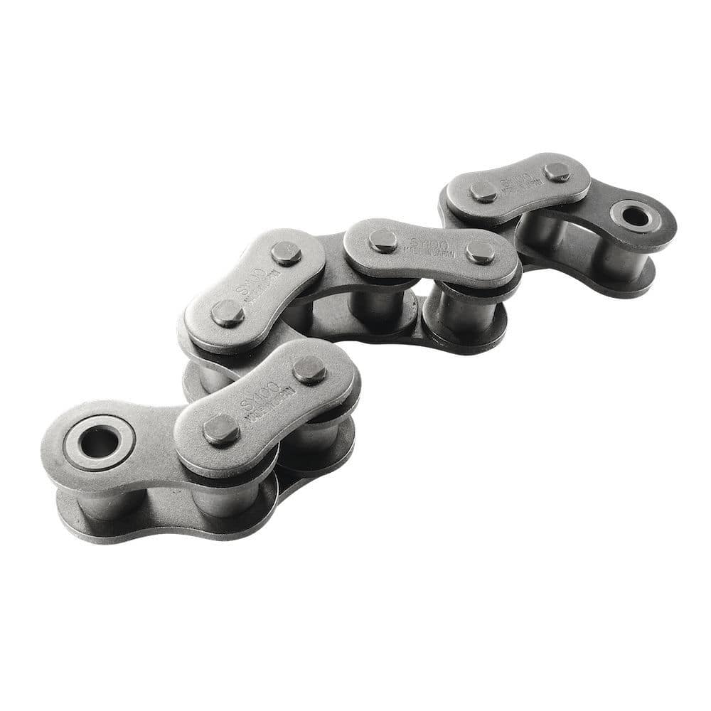 Catena A Rulli N.35 Da 5 Piedi Con 2 Maglie Master E 1 Offset – Acciaio Al Carbonio, Per Trasmissioni Meccaniche E Fai Da Te - Foto 3