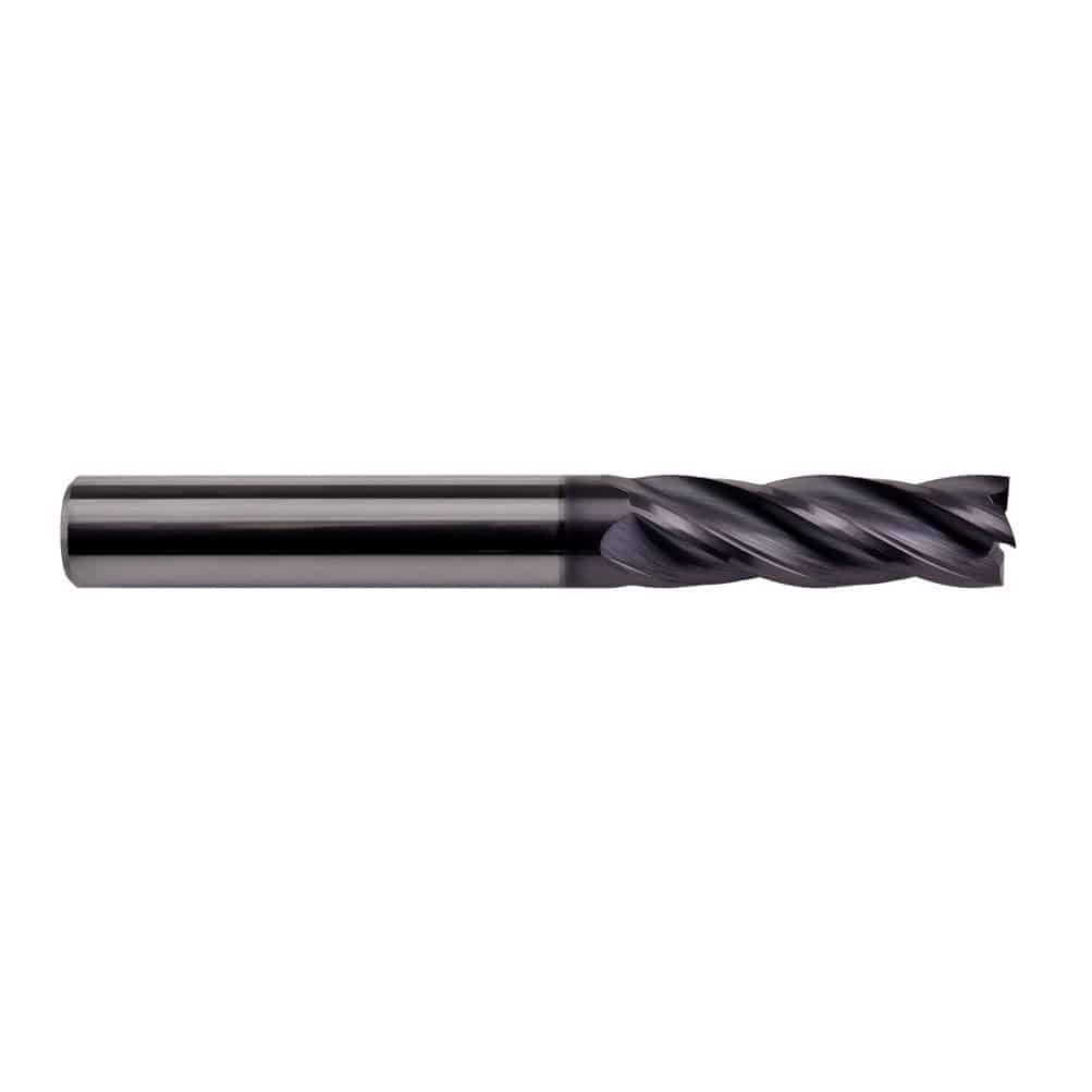 Fresa In Metallo Duro Massiccio 1/2 Pollice &ndash; 4 Flauti, Taglio Centrale &ndash; Made In USA