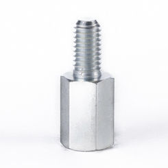 Supporto Colonna Plastica Bianco Distanziatore In Nylon Esagonale M2 M2
