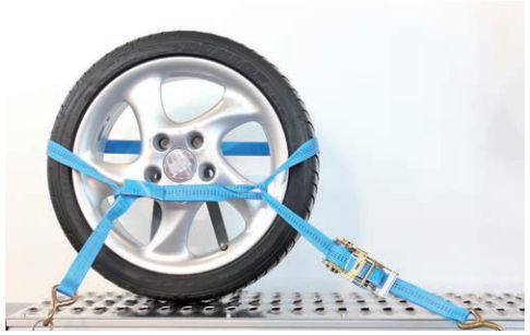 MSIHEY 4 Cinghie Di Ancoraggio Incrociate Per Pneumatici Di - Foto 11