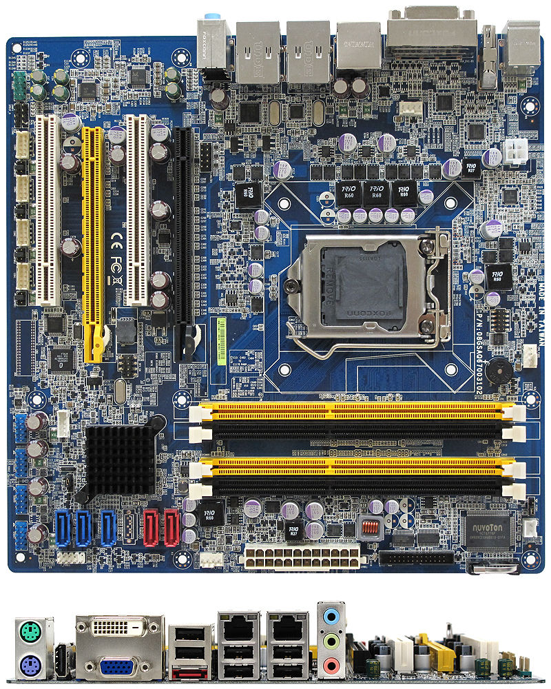 Scheda Madre Micro ATX RX67Q BCM Advanced Research Intel Core I