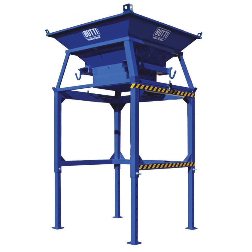 Tramoggia Per Riempimento Sacchi - 2 Pezzi, Plastica Resistente, Diametro 36/22cm, Altezza 71cm