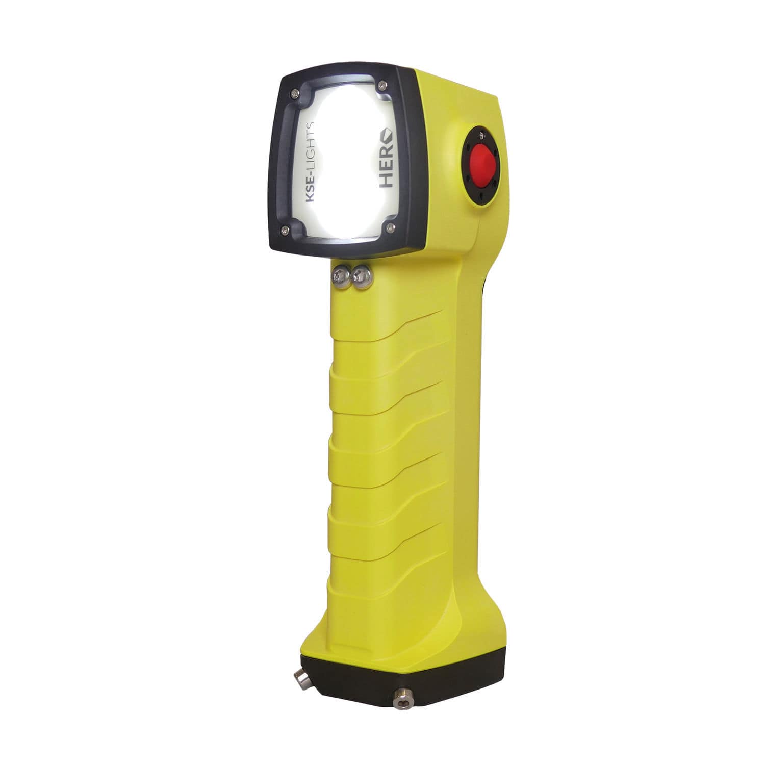 Lampada LED Portatile KSE-LIGHTS ATEX 1G - Giallo, Omologata Per Aree Pericolose