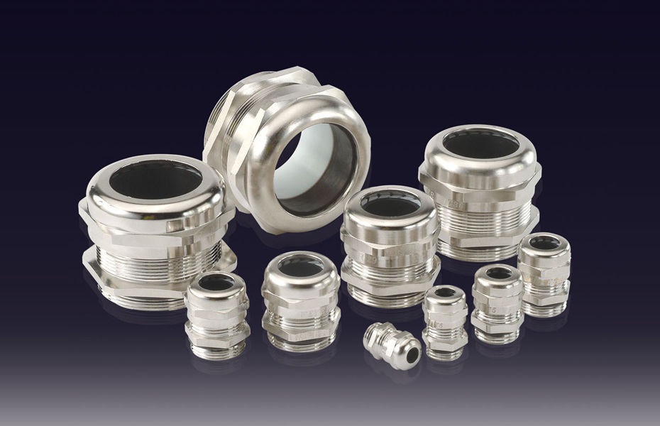 Pressacavo PRL 1 Foro Filetto Lungo In Ottone Nichelato IP68