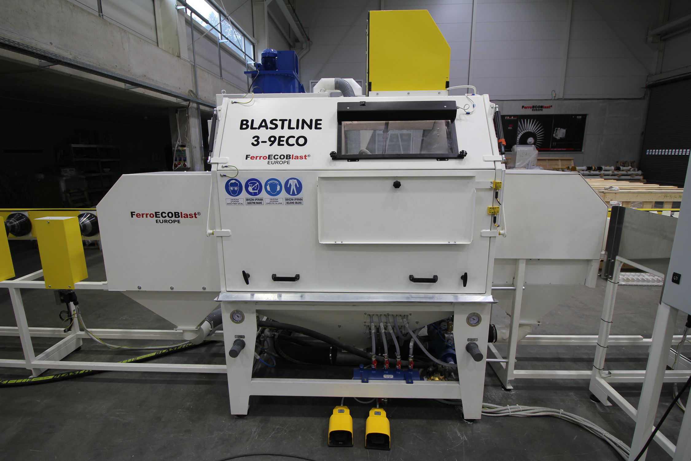 Cabina Di Sabbiatura AREBOS 90 Litri | Con Pistola E 4 Ugelli | Per Rimuovere Ruggine E Vernice - Foto 9